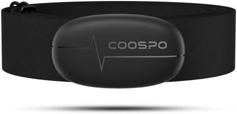 COOSPO Heart Rate Monitor Chest Strap, H6 HRM Bluetooth4.0 ANT+ HR Sensor