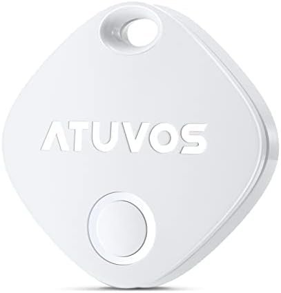 ATUVOS 1 Pack Key Finder, Bluetooth Tracker Pairs with Apple Find My (iOS Only)