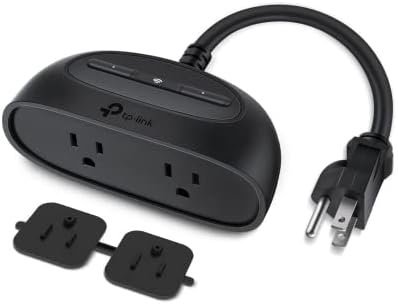 Kasa Smart Outdoor Smart Plug KP400, Smart Home Wi-Fi Outlet with 2 Sockets