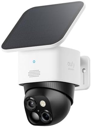 eufy Security SoloCam S340, Solar Security Camera, Wireless Outdoor Camera, 360°