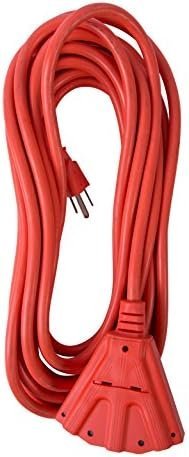 Bergen Industries Inc OC251433T Heavy-Duty Outdoor Triple Tap Extension Cord