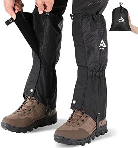 TAYOVSZY Gaiters for Hiking – Waterproof and Breathable Leg Gaiters