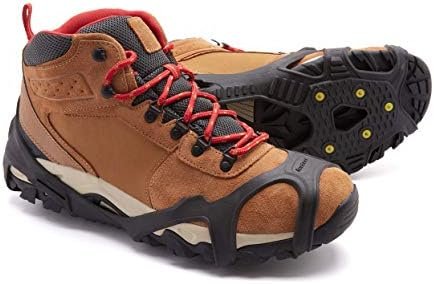 ICETRAX V3 Tungsten Winter Ice Grips for Shoes and Boots - Ice Cleats for Snow