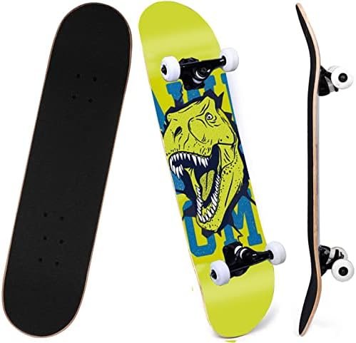 Skateboard Complete Deck 7 Layers 31"x8" Pro Complete Skate Board Maple Wood