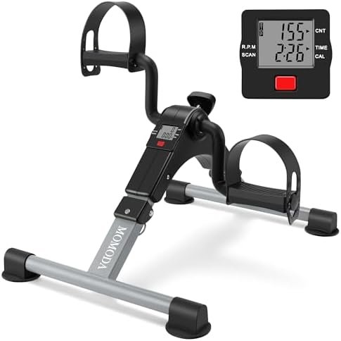 41iJbGIgOqL._AC_.jpg Pedal Exerciser Mini Exercise Bike Low Resistance Leg and Arm Recovery Bike - Image 1