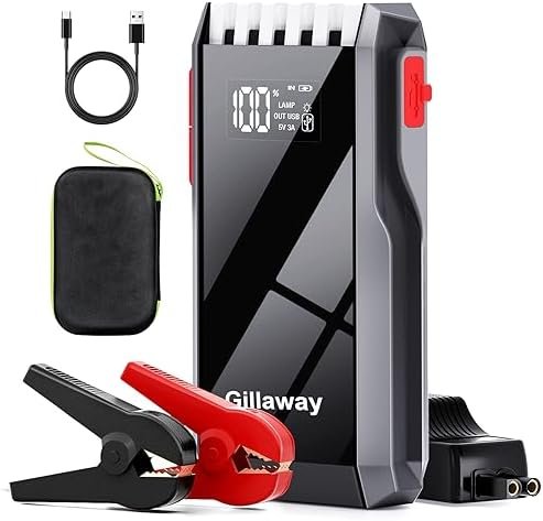 Gillaway 012 Jump Starter Battery Pack, 4000A Peak Car Battery Charger Jump