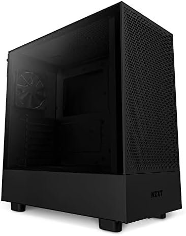 NZXT H5 Flow Compact ATX Mid-Tower PC Gaming Case – High Airflow Perforated