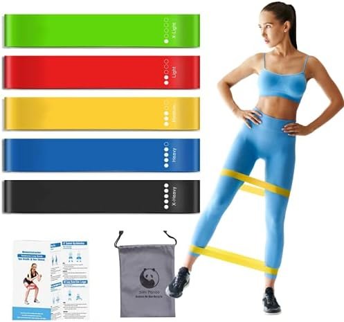 Slim Panda Resistance Bands, Elastic Exercise Loop Bands for Home Fitness