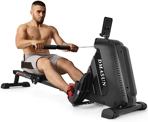 41qh1WSaDeL._AC_.jpg DMASUN Rowing Machine 350 LB Weight Capacity Foldable Rower with 16 Levels - Image 1