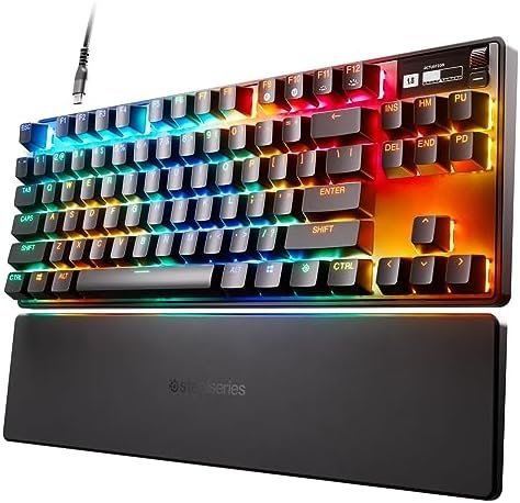 513t1-f8oL._AC_.jpg SteelSeries Apex Pro TKL HyperMagnetic Gaming Keyboard - World's Fastest - Image 1