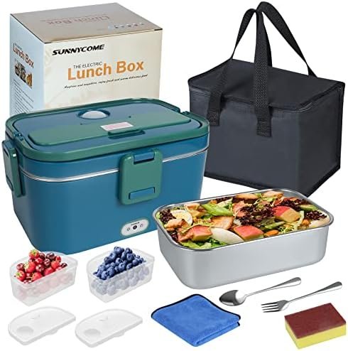 Electric Lunch Box Food Heater,1.8L Food Warmer Lunch Box with Carry Bag