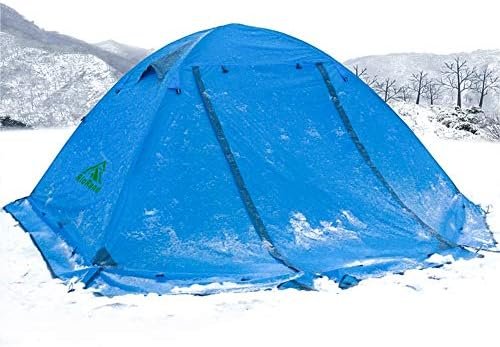RioRand Double Layer 2 Person 4 Season Aluminum Rod Outdoor Camping Tent Topwind 2 Plus