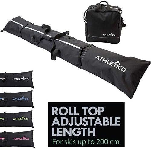 51VvkyPy-uL._AC_.jpg Athletico Two-Piece Ski and Boot Bag Combo | Store & Transport Skis Up to 200 cm - Image 1