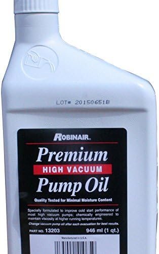 Robinair 13203.0 Premium High Vacuum Pump Oil - 1 Quart