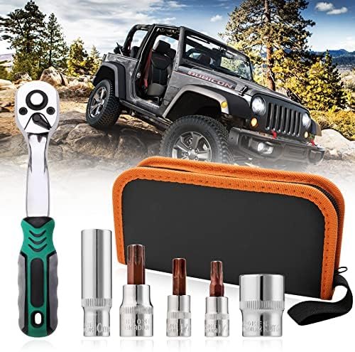 Xislet Torx Tool Kit Compatible with 2007-2020 Jeep Wrangler JL JK & Gladiator