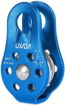 51ffqqj60L._AC_.jpg Lixada 20KN Fixed Single Pulley Rock Climbing Rescue Mountaineering Aloft Work Caving - Image 1