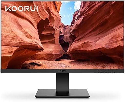 KOORUI 24 Inch Monitor, Full HD 1080p VA LED Computer Monitor, 75Hz FHD 1920 x