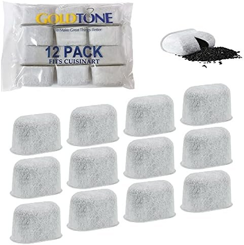 51zXQmp83HS._AC_.jpg GOLDTONE Activated Charcoal Water Filters Fit All CUISINART Coffee Machines - Image 1