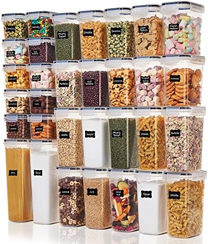 Vtopmart 32pcs Food Storage Container Set, Kitchen & Pantry Organizers