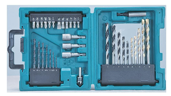 Makita D-36996 34 Piece Combination Accessory Bit Set