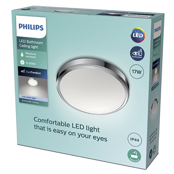 Ekran-goruntusu-2023-09-25-163653.png Philips Doris CL257 LED Round IP44 Ceiling Light Chrome 17W 1700lm Cool White - Image 1