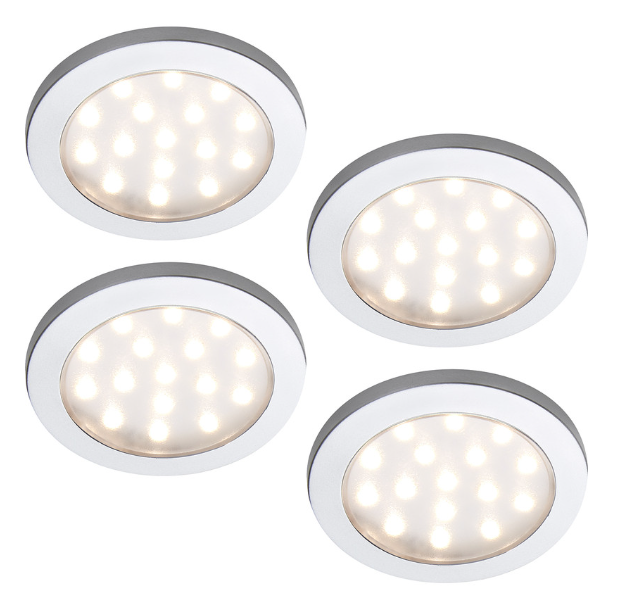 Sensio Pinto LED Round Under Cabinet Light Kit 24V Warm White