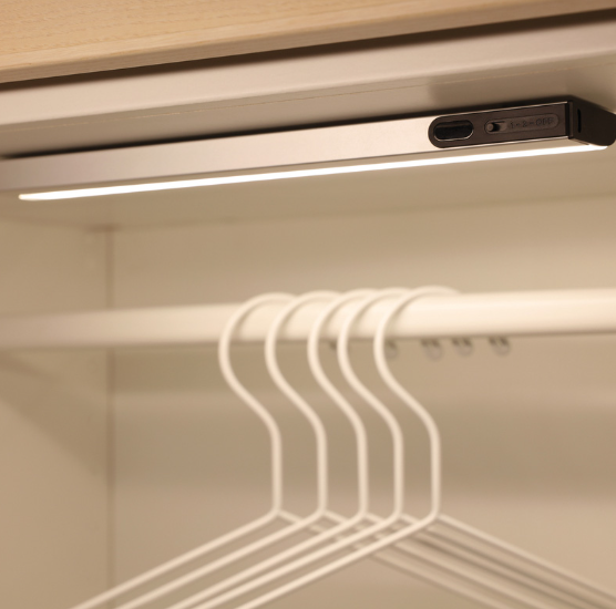 Integral LED Sensorlux USB Rechargeable Cabinet Wardrobe Light IR Hand Wave and Dimmable Door Sensor