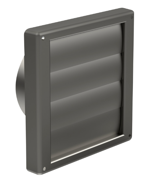 Stainless Steel Wall Outlet Gravity Flaps 100mm