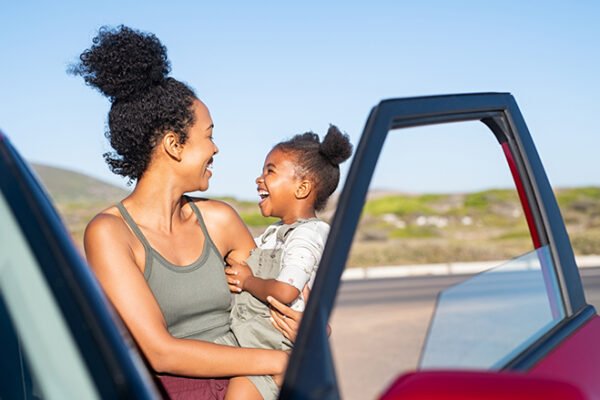 surprise mom with a diy oil change